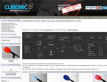 Tablet Screenshot of cubemic.com